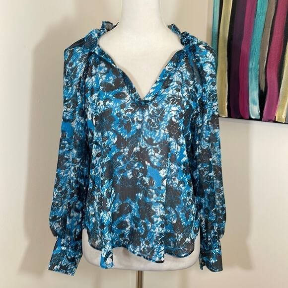 Anthropologie sheer blouse - Picture 1 of 8
